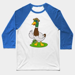 Duck Hat Baseball T-Shirt